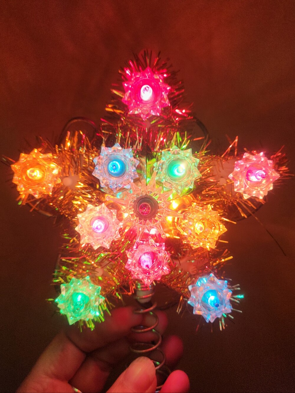 Vintage Christmas Tree Topper Star